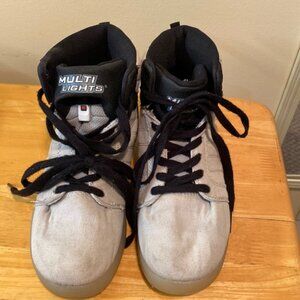 Multi lights boys high tops size 2